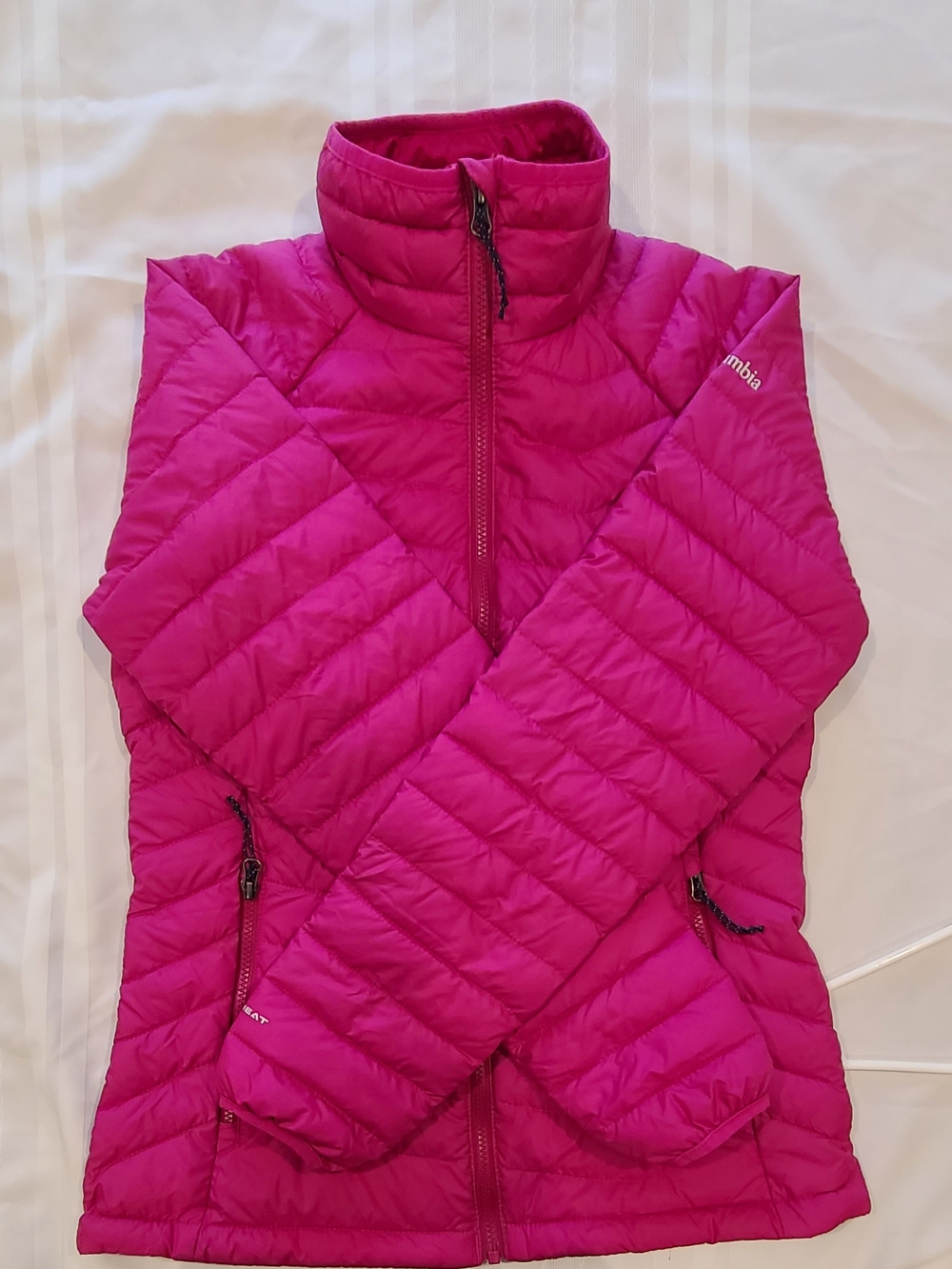 NWOT Columbia Pink Packable Puffer Jacket